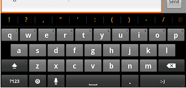 Android 2.3 Keyboard