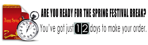 12 days until spring festival
