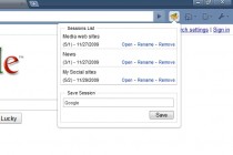 Session Manager for Chrome