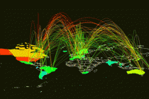 Everything connected to the Internet, in one map